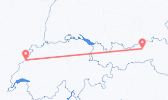 Train tickets from Marktgemeinde Jenbach to Le Locle