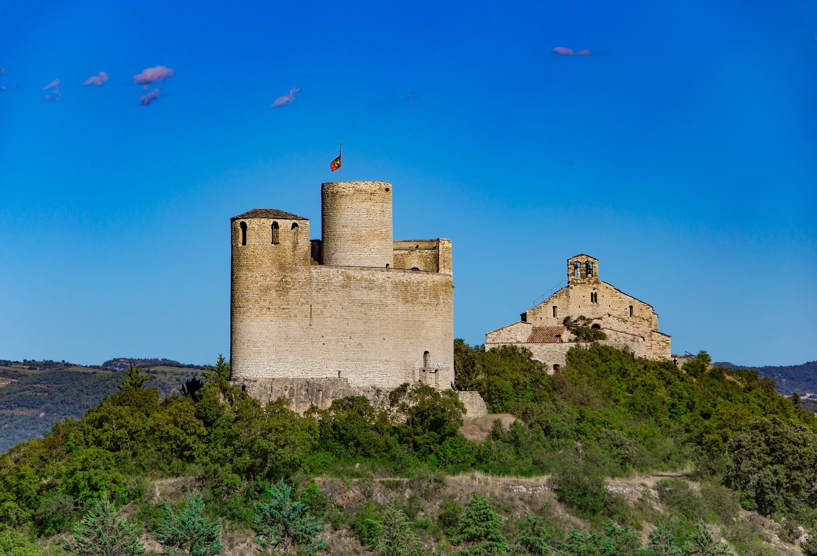 Castell de Mur, Castell de Mur, Pallars Jussà, Lleida, Catalonia, Spain