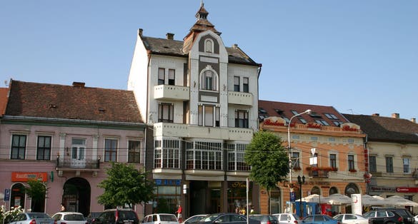 photo of view of center of satu mare (romania).