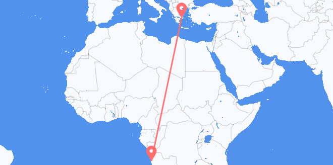 Angola to Greece