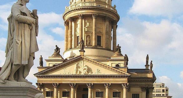 photo of view of French Cathedral, Berlin, Germany.