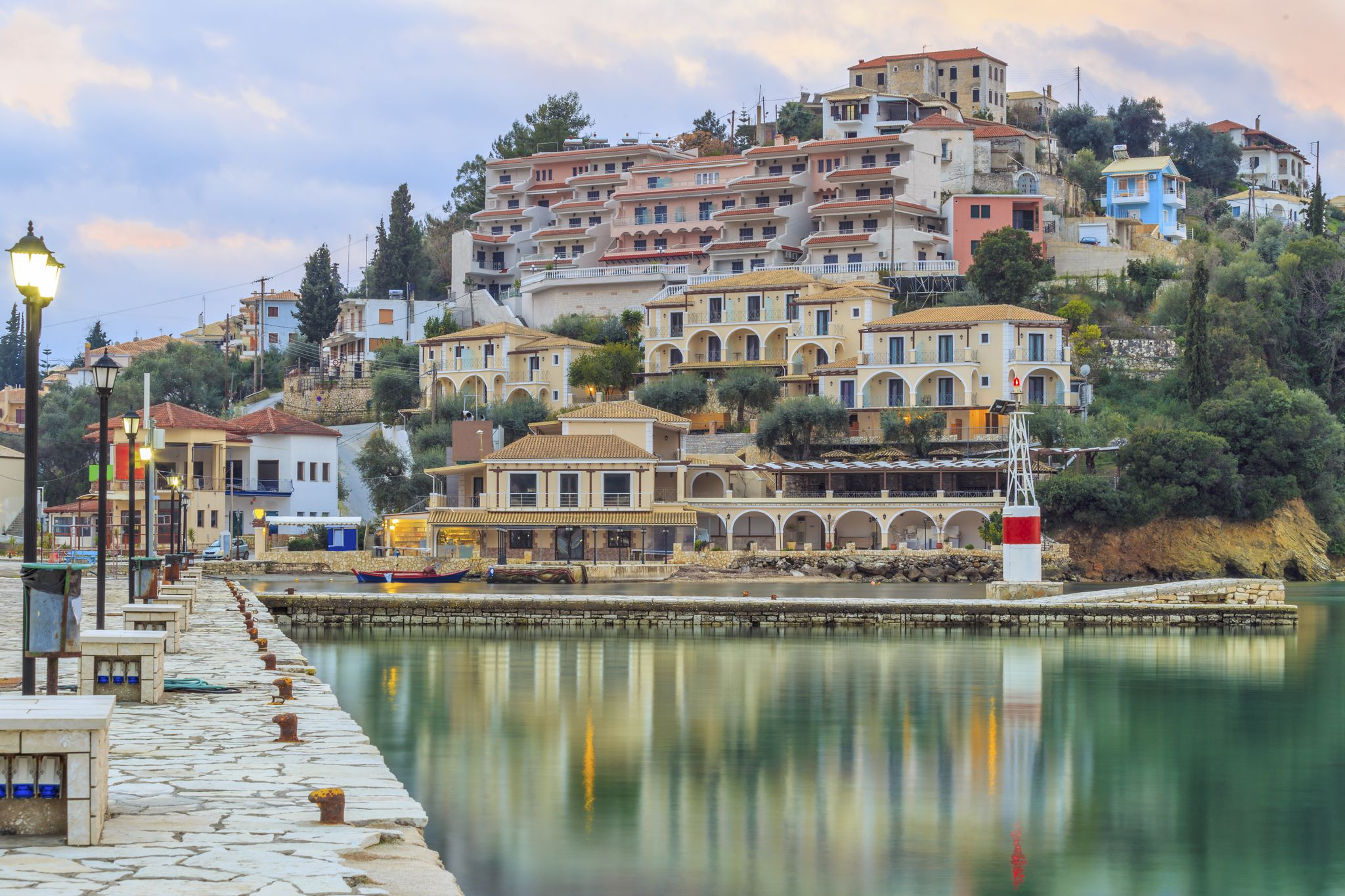 photo of Sivota by winter is part of the municipality Igoumenitsa ,tourist resort, Greece.