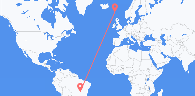 Brasil a Islas Feroe