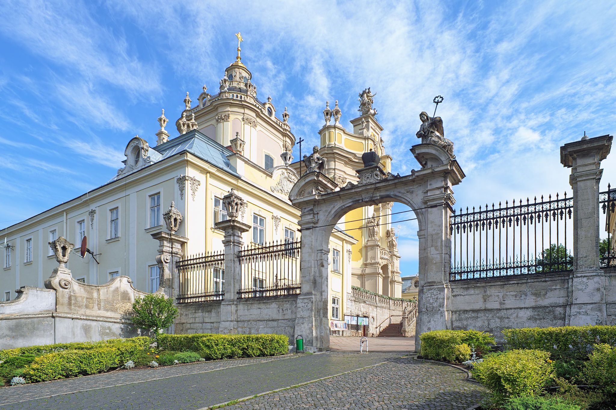 Photo of St. George's Cathedral in Lviv, Ukraine.