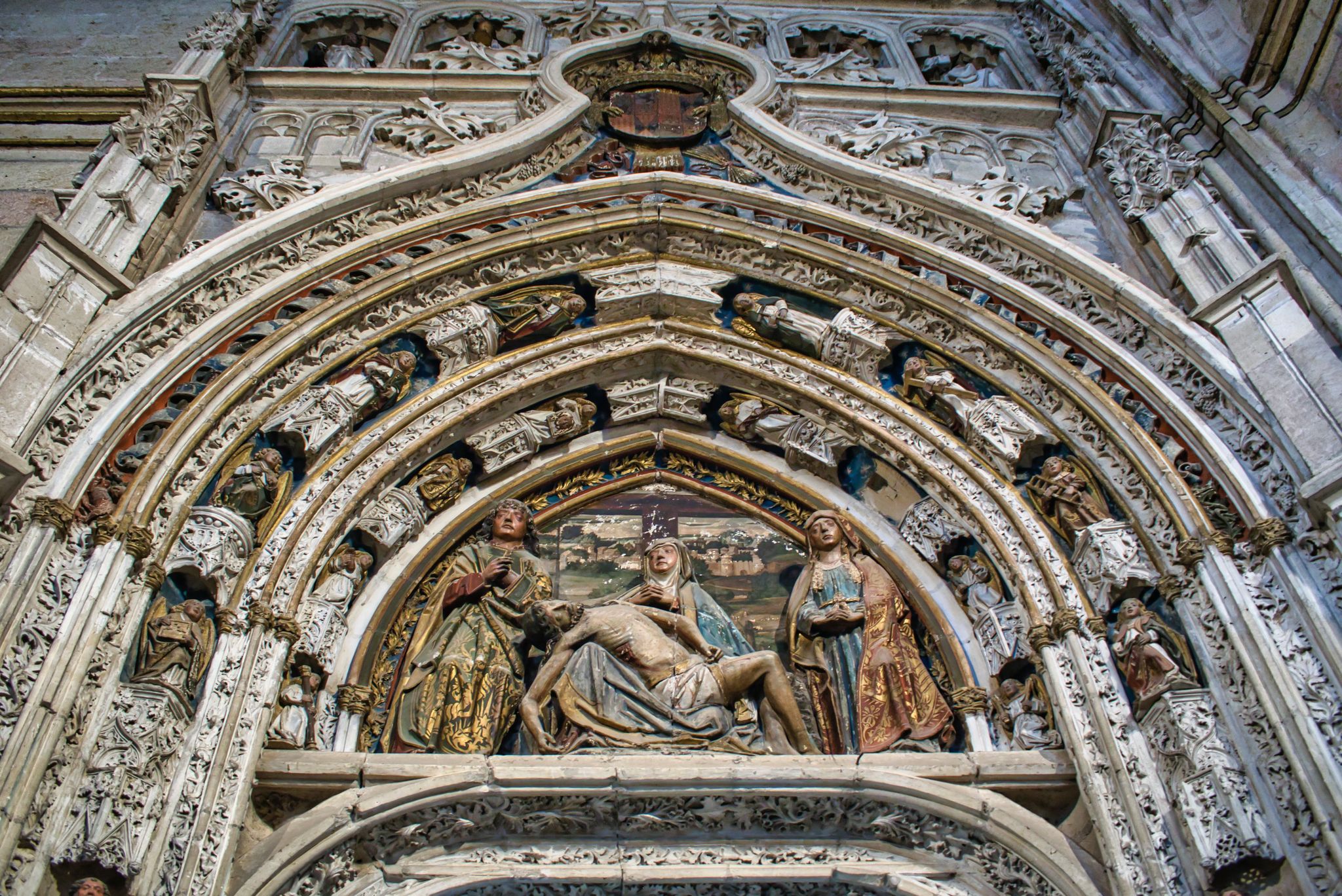 Photo of Late Gothic cathedral in Segovia, Spain.