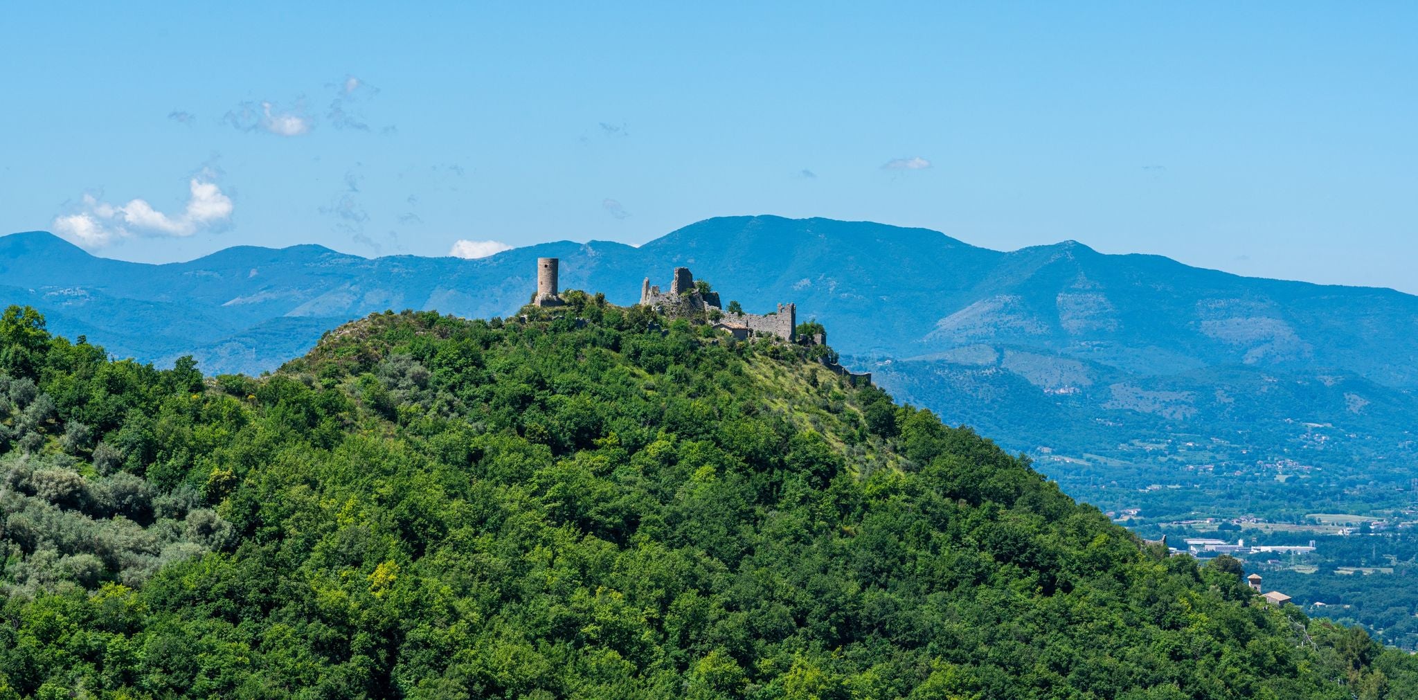photo of Scenic view in Roccasecca, ancient village in the Province of Frosinone, Lazio, Italy.