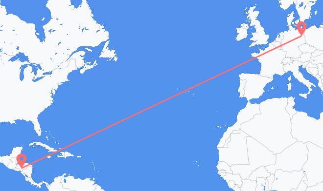 Tegucigalpa to Berlin