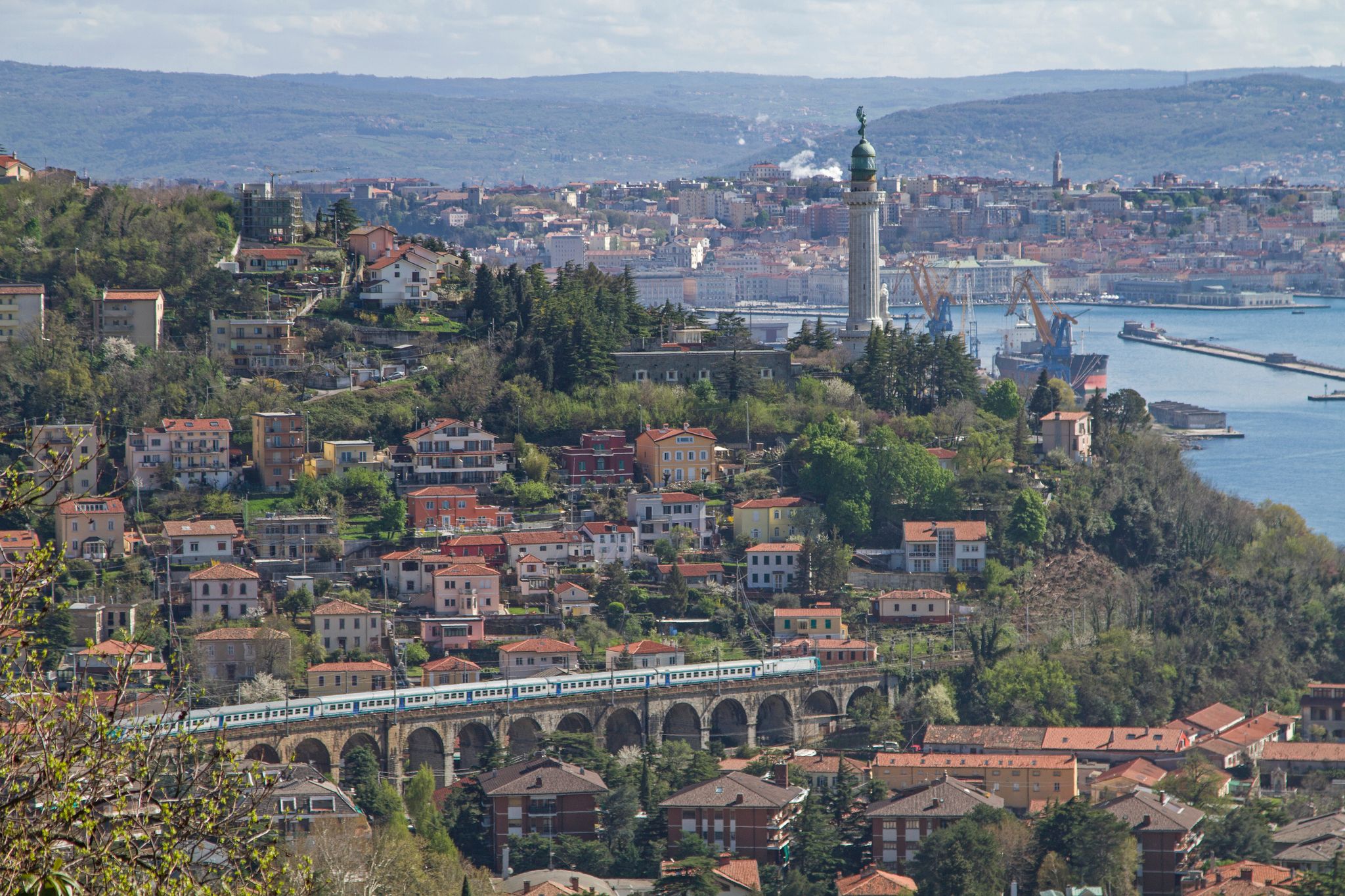 photo of Faro della Vittoria - lighthouse and landmark in the Trieste district of Gretta