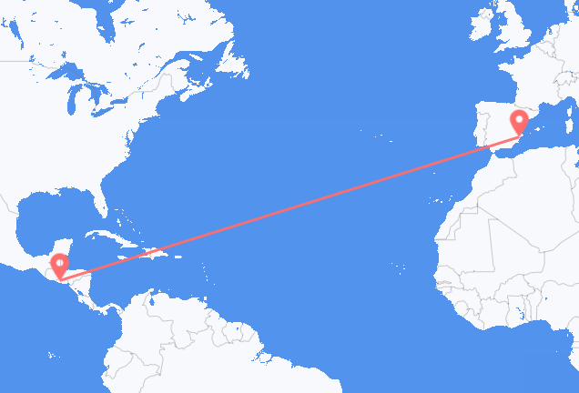 San Salvador a Alicante