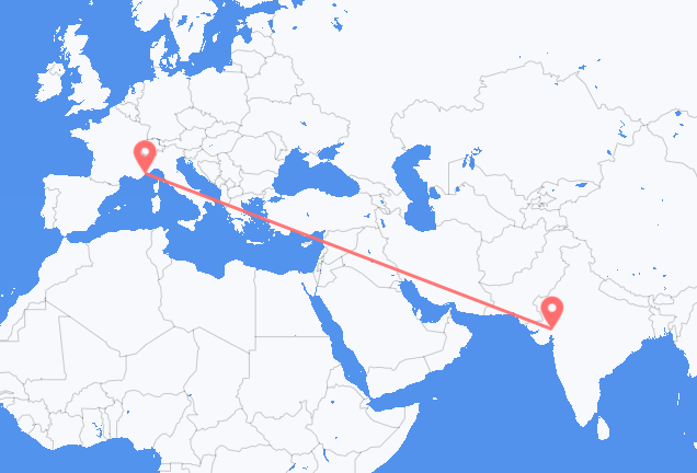 Ahmedabad à Nice