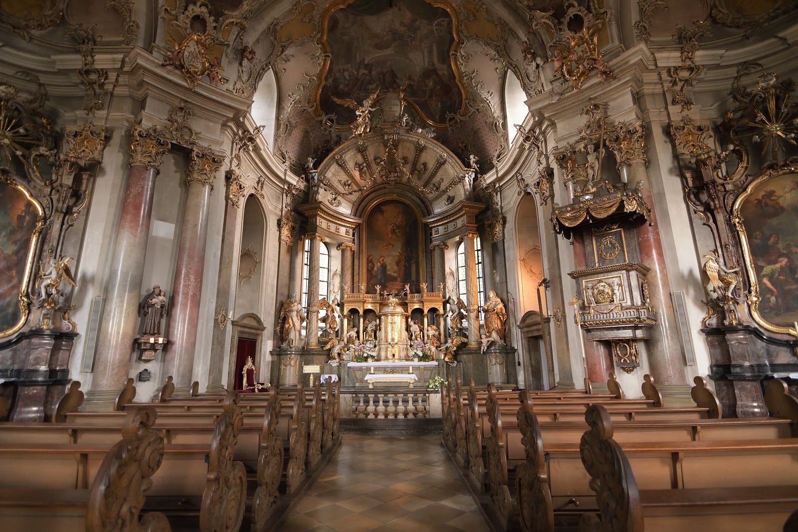 Käppele Sanctuary, Steinbachtal, Würzburg, Bavaria, Germany