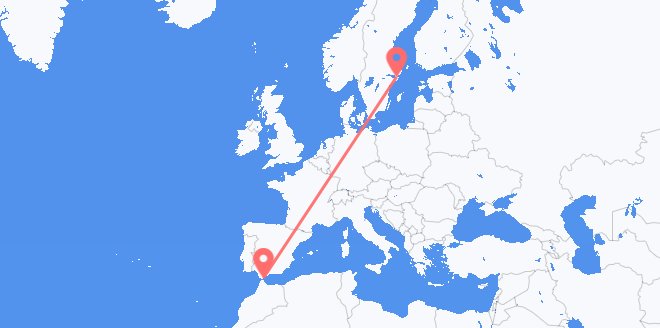 Gibraltar nach Schweden