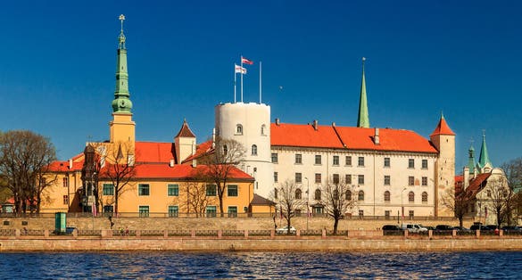 Riga Castle is a castle on the banks of River Daugava in Riga, the capital of Latvia.