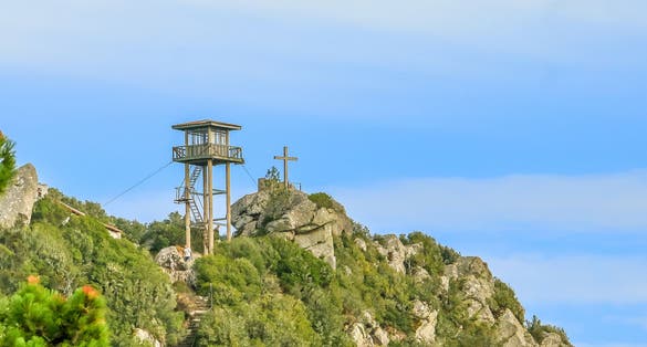 Monte de Sao Bras or Sao Bartolomeu - Nazare - Portugal
