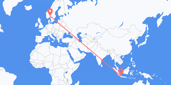 印度尼西亚 目的地 挪威