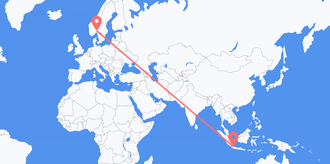 印度尼西亚 目的地 挪威