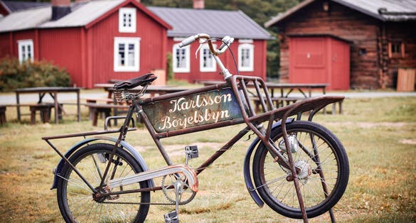 Gammelstaden or Gammelstad near Lulea Old Town in Sweden Arctic Circle.