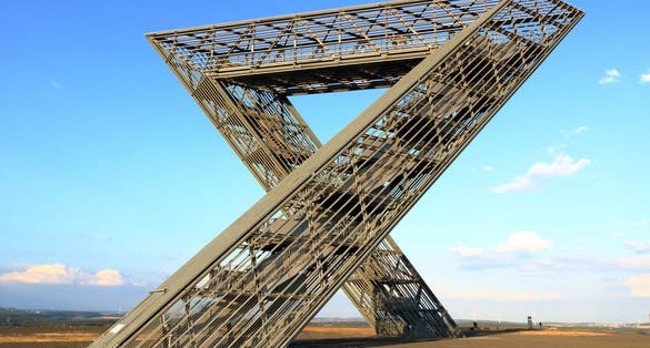 Photo of the Saarpolygon in Saarlouis at the evening Germany.
