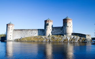 Photo of the town of Lappeenranta from the fortress Linnoitus.