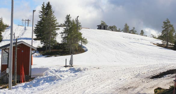 photo of skiing slope in Hovfjället in Torsby, Sweden.