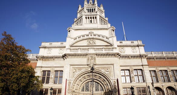 Photo of Victoria and Albert Museum, London, England.