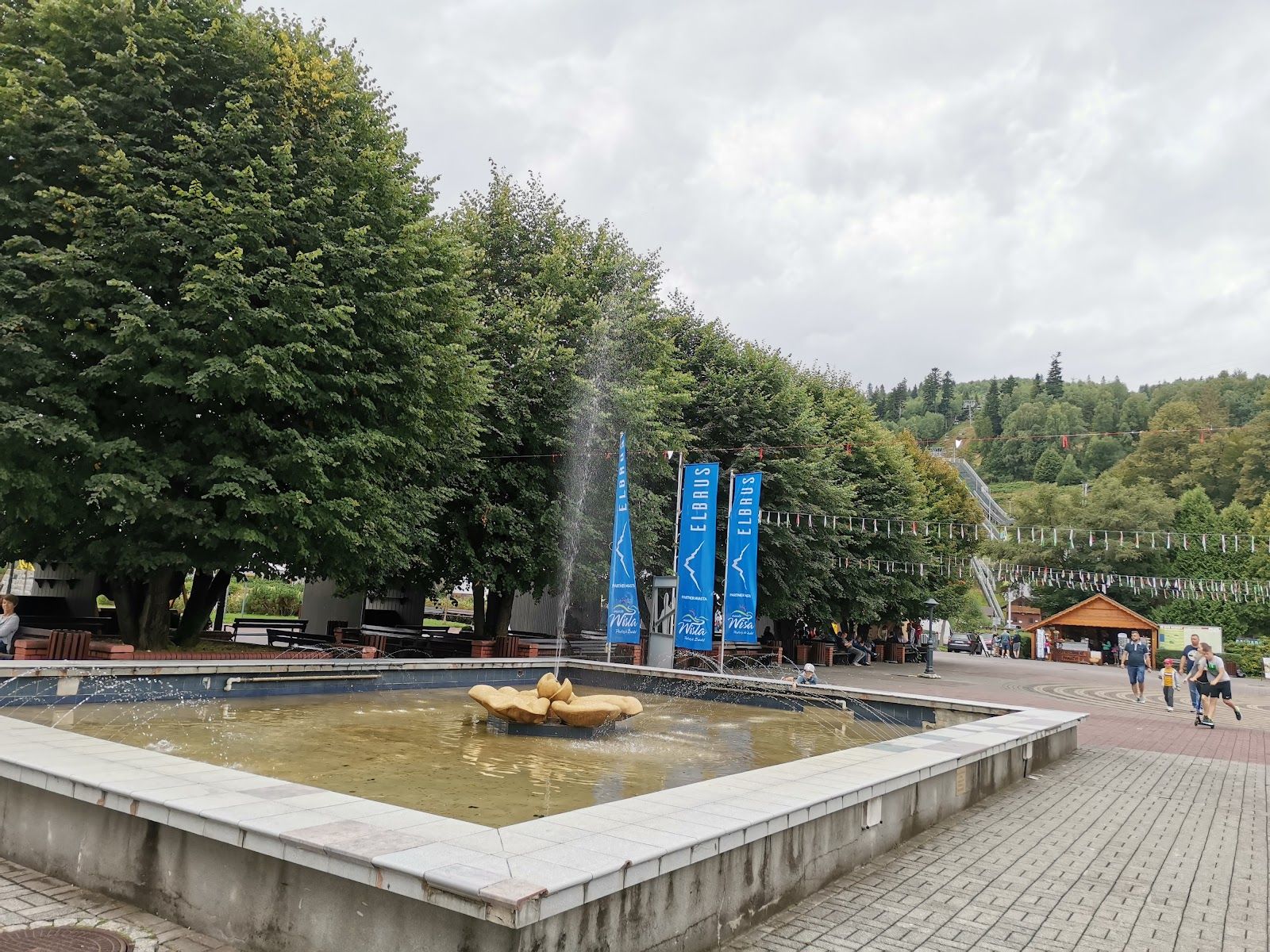 Rynek w Wiśle, Wisła, Cieszyn County, Silesian Voivodeship, Poland