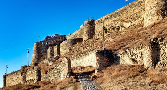 Photo of the Gori fortress, Gori, Georgia.