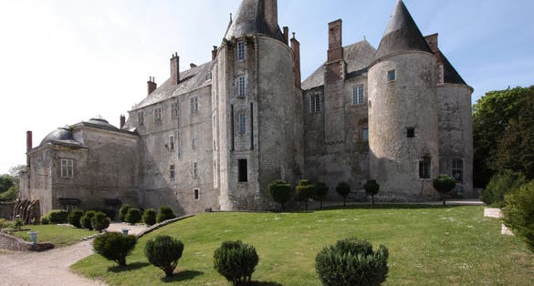 Château de Meung-sur-Loire built in the 12th century, then rehabilitated several times