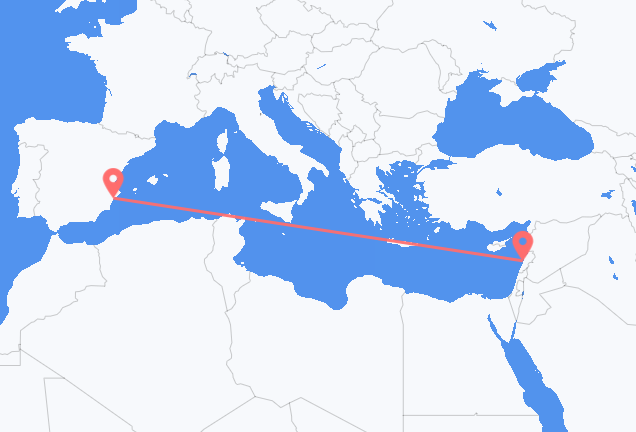 Beirut nach Alicante