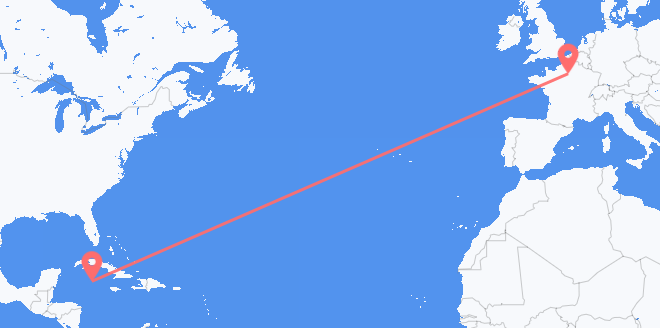 Cayman Islands to France