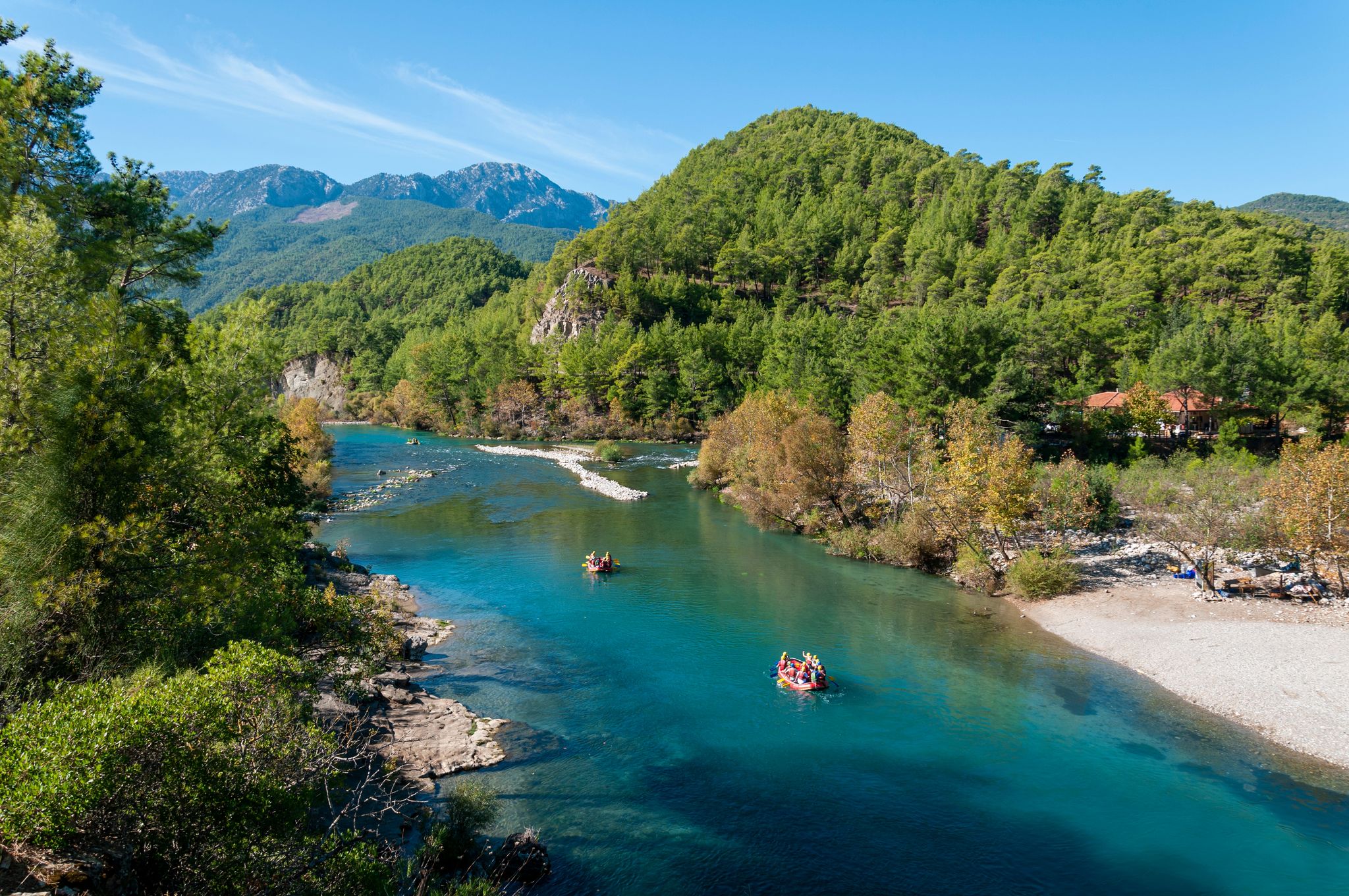 photo of Köprülü Kanyon National Park. Bridge and water resources. Manavgat, Antalya, Turkey.