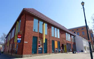 Trondheim city aerial panoramic view. Trondheim is the third most populous municipality in Norway.