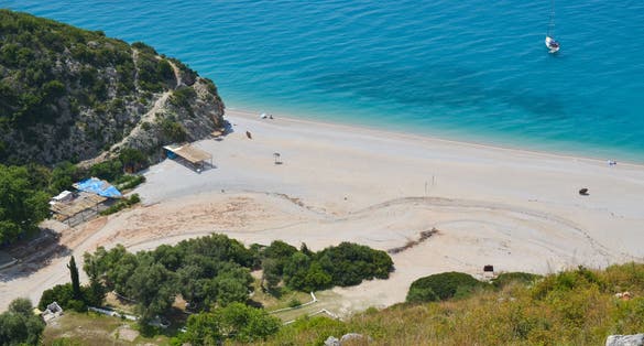 Gjipe beach,Vlore town, Albania.