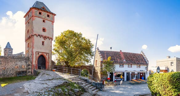 Photo of Castle Frankenstein at Darmstadt Eberstadt, Germany .