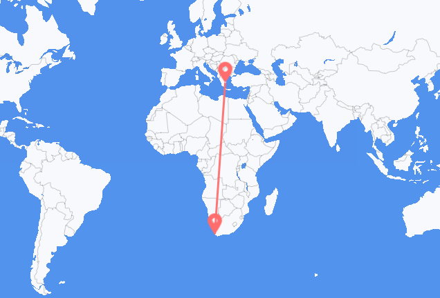 Cape Town to Athens