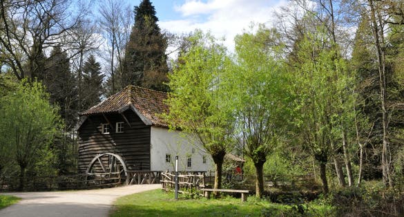 Photo of Bokrijk open air historical museum in Limburg, Belgium.