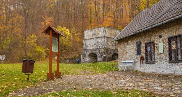 photo of view of Ancient Blast Furnace, Massa Museum .