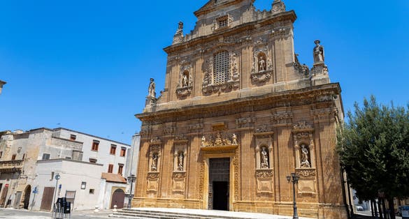 The Sanctuary of the Most Holy Crucifix of Piety (Santissimo Crocifisso della Pietà) in Galatone, province of Lecce, Puglia, Italy
