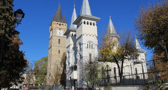 Ștefan Tower in Baia Mare, Romania.