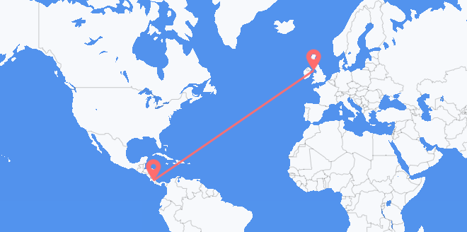 Costa Rica a Isla de Man