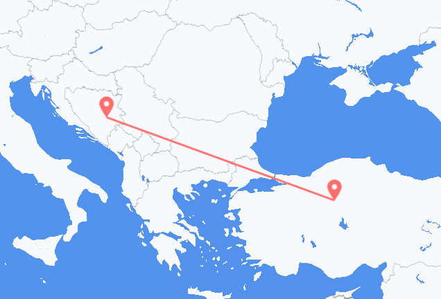 Sarajevo to Ankara