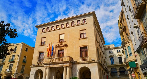 Photo of Ajuntament de Figueres city hall in Catalonia ,Spain.