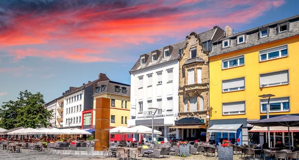 Old city in Moenchengladbach, Germany