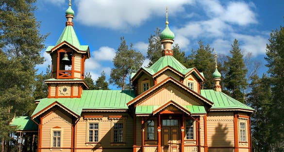 Orthodox church in Joensuu, Finland.