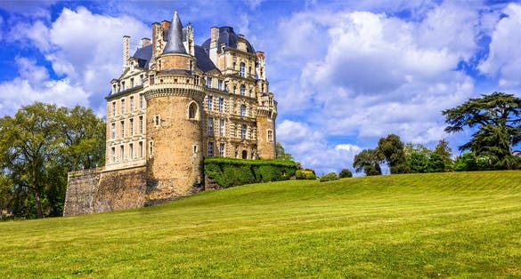 Most beautiful castles of France series -Chateau de Brissac in Loire valley