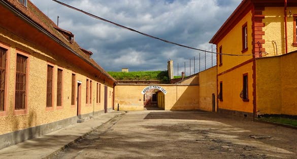 Photo of Theresienstadt Ghetto and Nazi Concentration Camp in Terezin, Czech Republic.