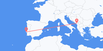 Montenegro to Portugal