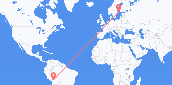 Bolivia a Islas Åland