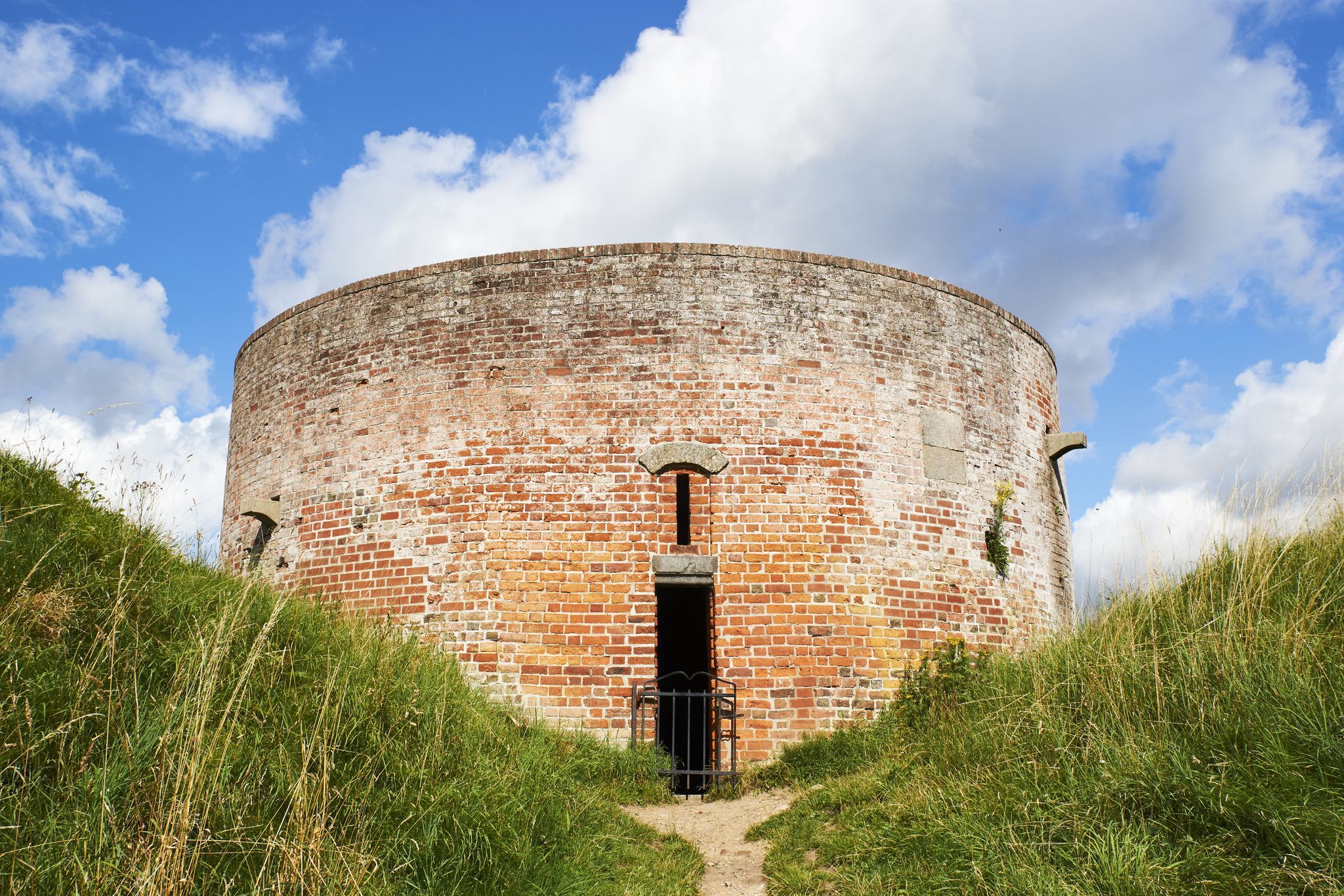Photo of landscape around Hald Ruin near Hald Lake in Denmark.