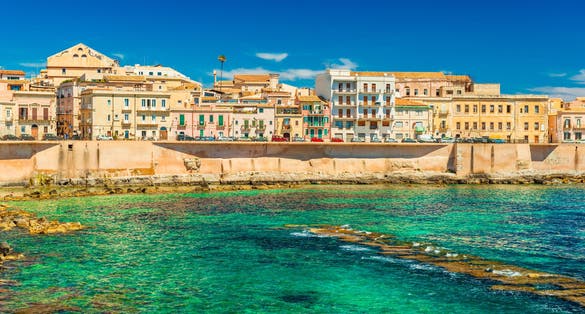 Cityscape of Syracuse, Sicily, Italy
